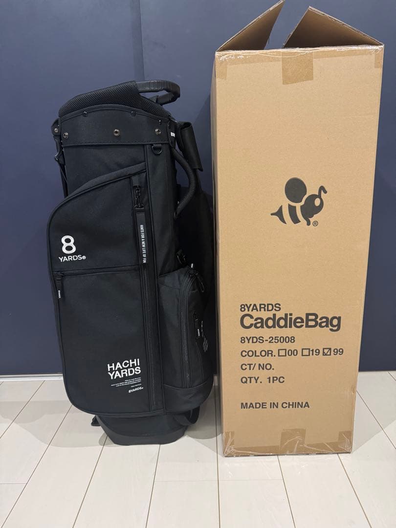 HACHI YARDS Caddie Bag 8 YARDS ブラック HACHI YARDS Caddie Bag 8