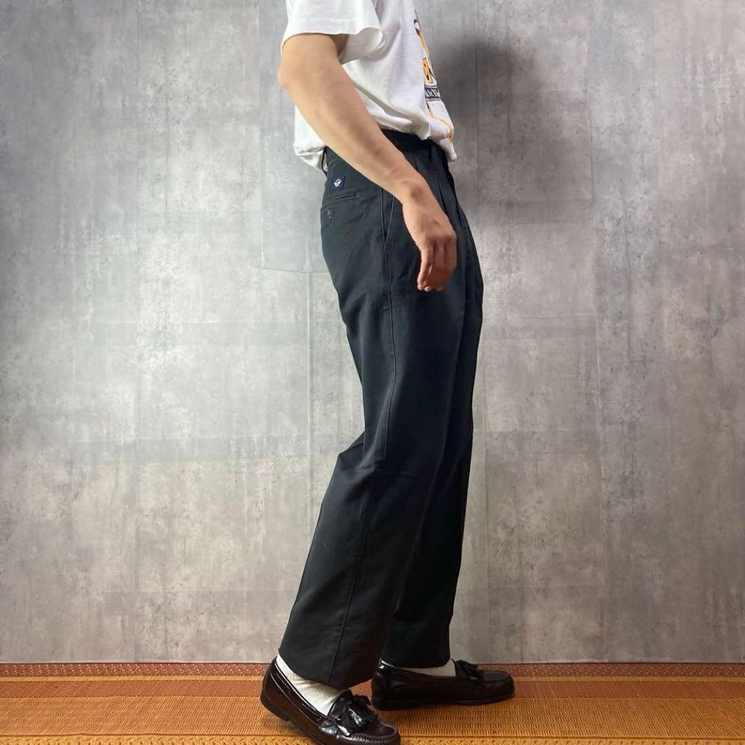 00s DOCKERS ドッカーズツータックチノスラックス チノパンW30 古着