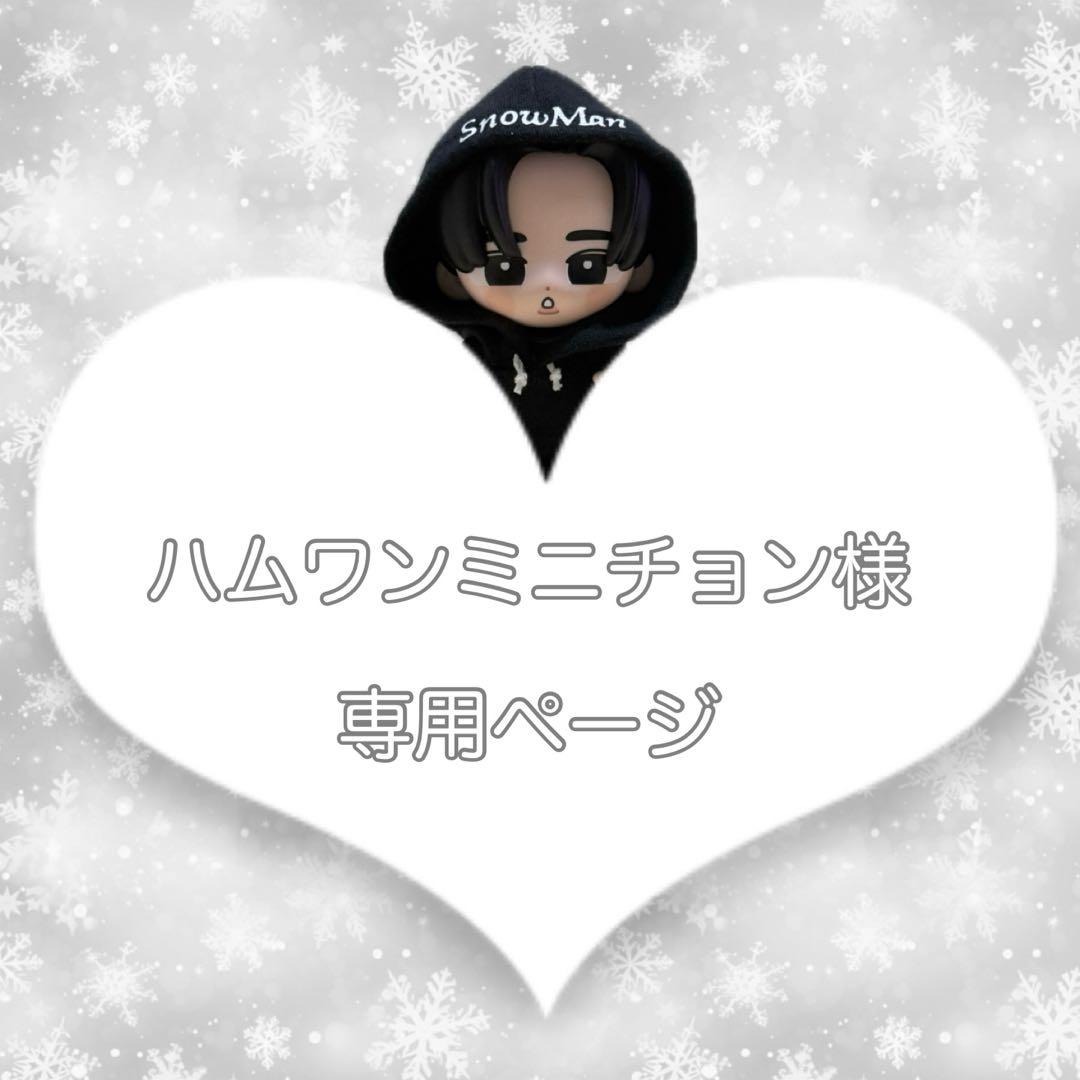 SnowMan ソフビ服 たまゆきメンカラパーカー スノーマンズ・シティ