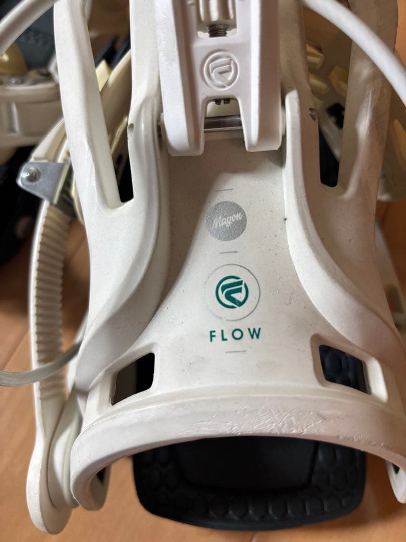 FLOW Mayon ビンディング ホワイト/グリーン 22-23レディース