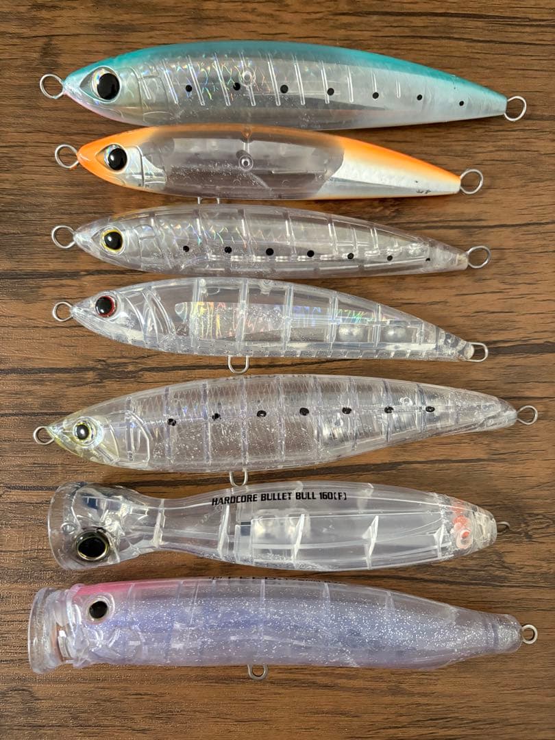 トップウォーター　ルアー　7本セット　シマノ　パームス　マリア　ハードコア　青物 トップウォーター ルアー 7本セット シマノ パームス マリア