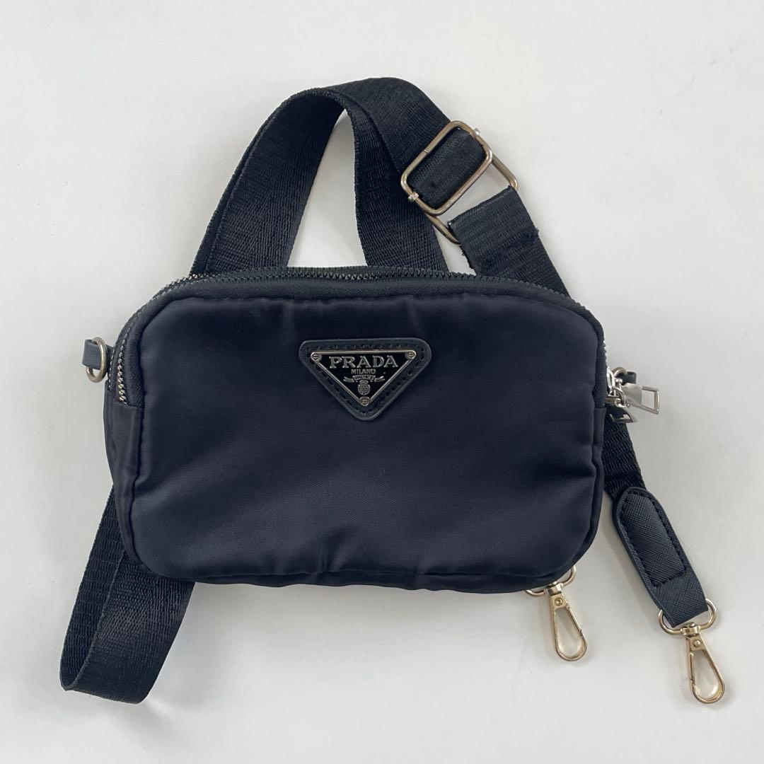 PRADA ブラック ショルダーバッグ ノベルティ PRADA - PRADAショルダーバッグ （ノベルティー）の通販 by NOUVELi's