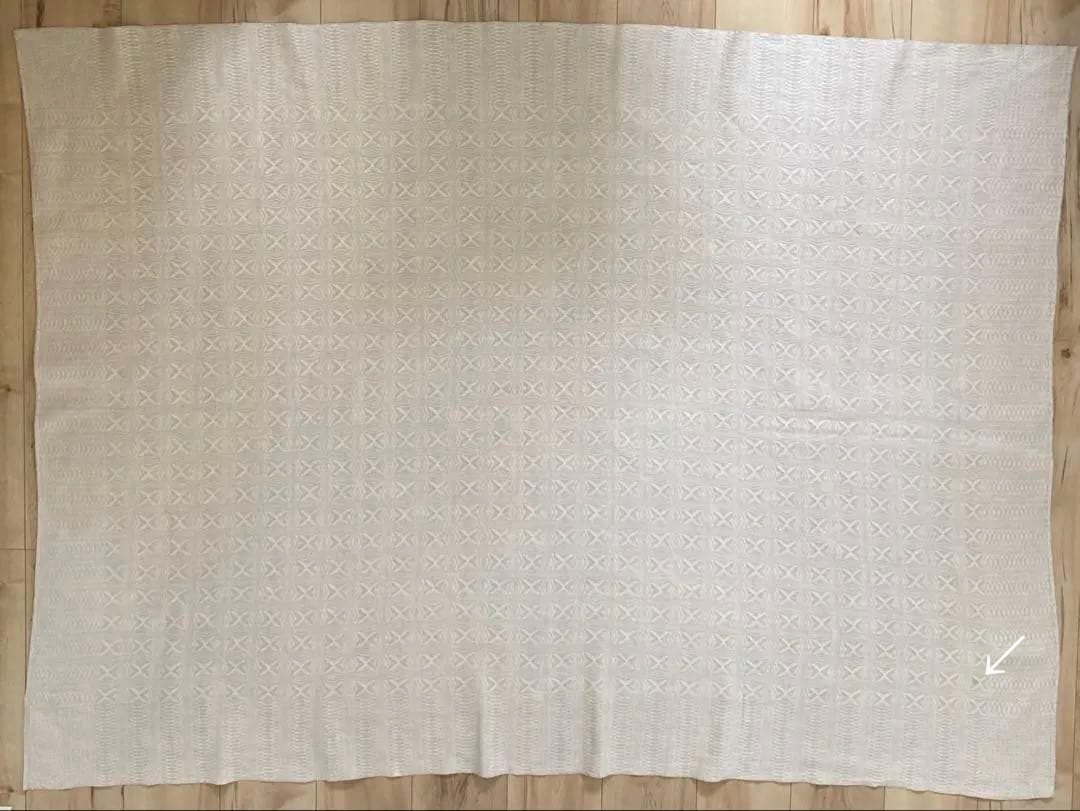 歳末SALE】F北欧ヴィンテージ 伝統織リネンのテーブルクロス（特大サイズ）