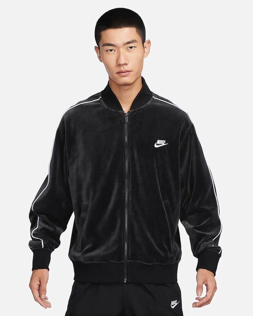 NIKE ベロア セットアップ ジャージ XXL ブラック - メルカリ