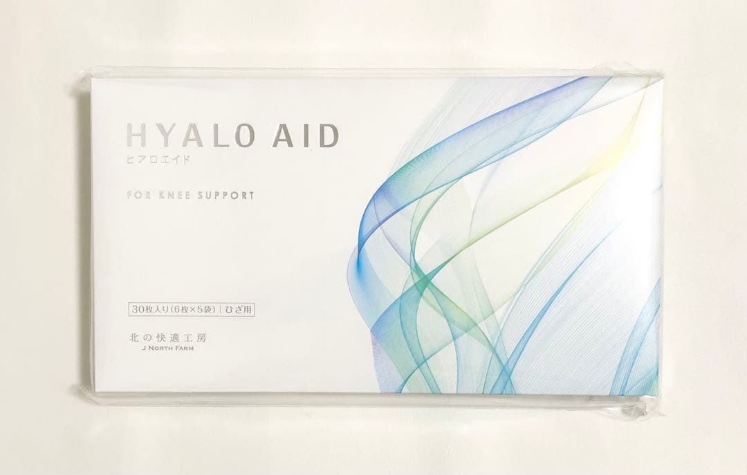ヒアロエイド 膝に貼るヒアルロン酸 30枚 膝サポーター付き 浸透型