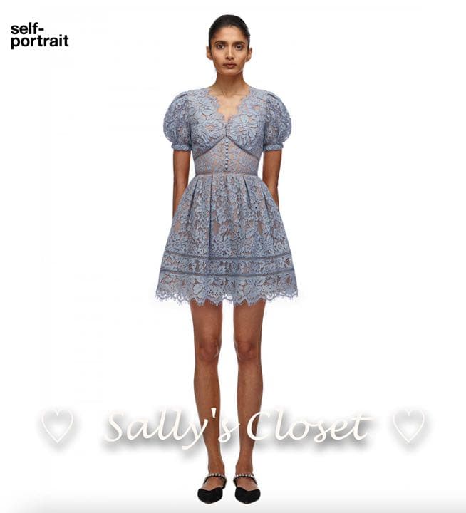 andmary Nora ribbon mini dress andmary dress