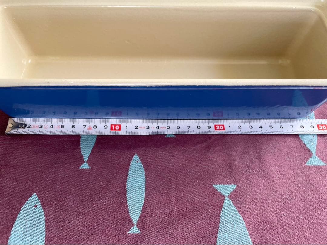 Le Creuset ルクルーゼ テリーヌ型 ローフパン ケーキ型 青 32cm