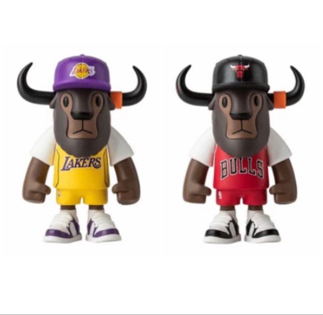 Newera NBA FFALO人形　レイカーズ　ブルズ　2体セット　未開封 Newera NBA FFALO人形 レイカーズ ブルズ 2体セット 未開封 ffalo