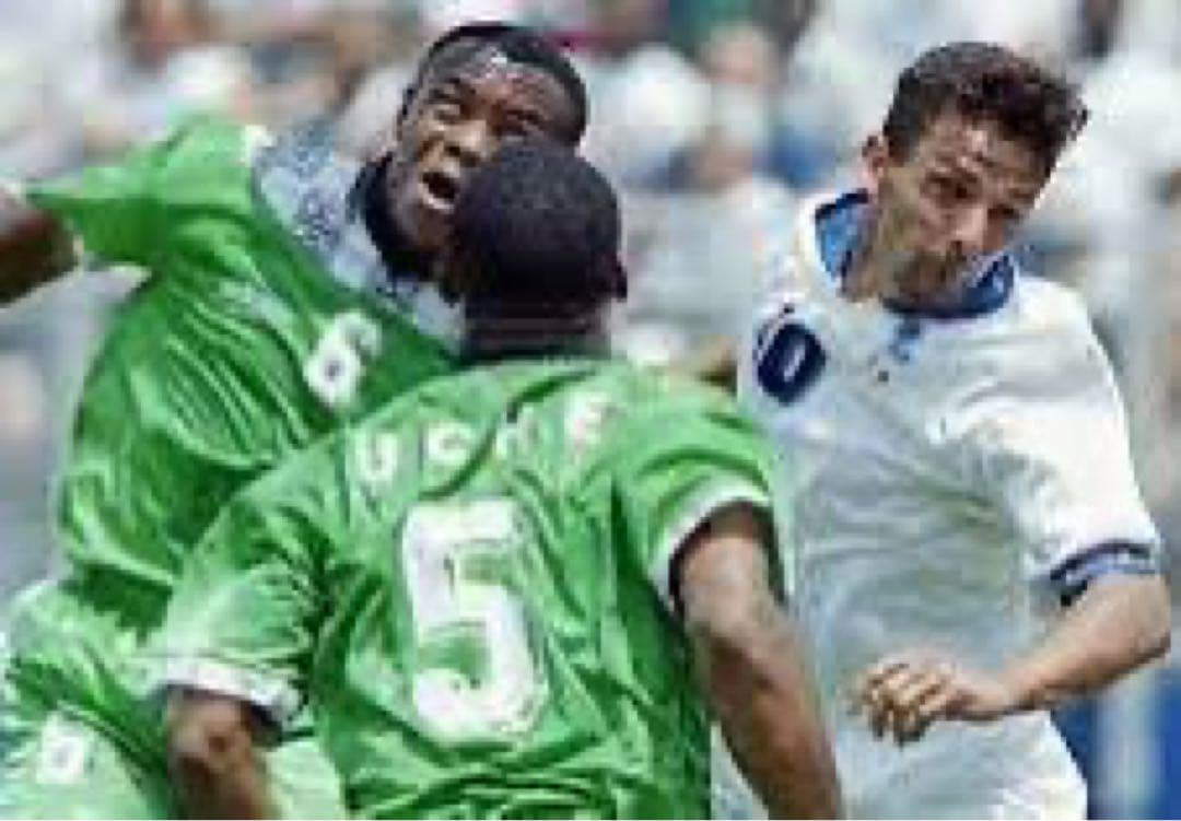 1994 W杯 ナイジェリア代表 adidas ユニフォーム 当時物 オコチャ