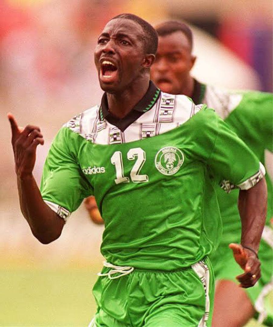 1994 W杯 ナイジェリア代表 adidas ユニフォーム 当時物 オコチャ