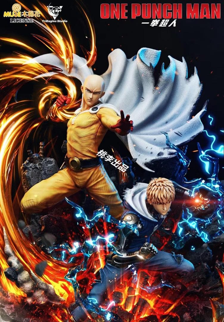 新品未開封『ワンパンマン』サイタマ＆ジェノス ガレージキット