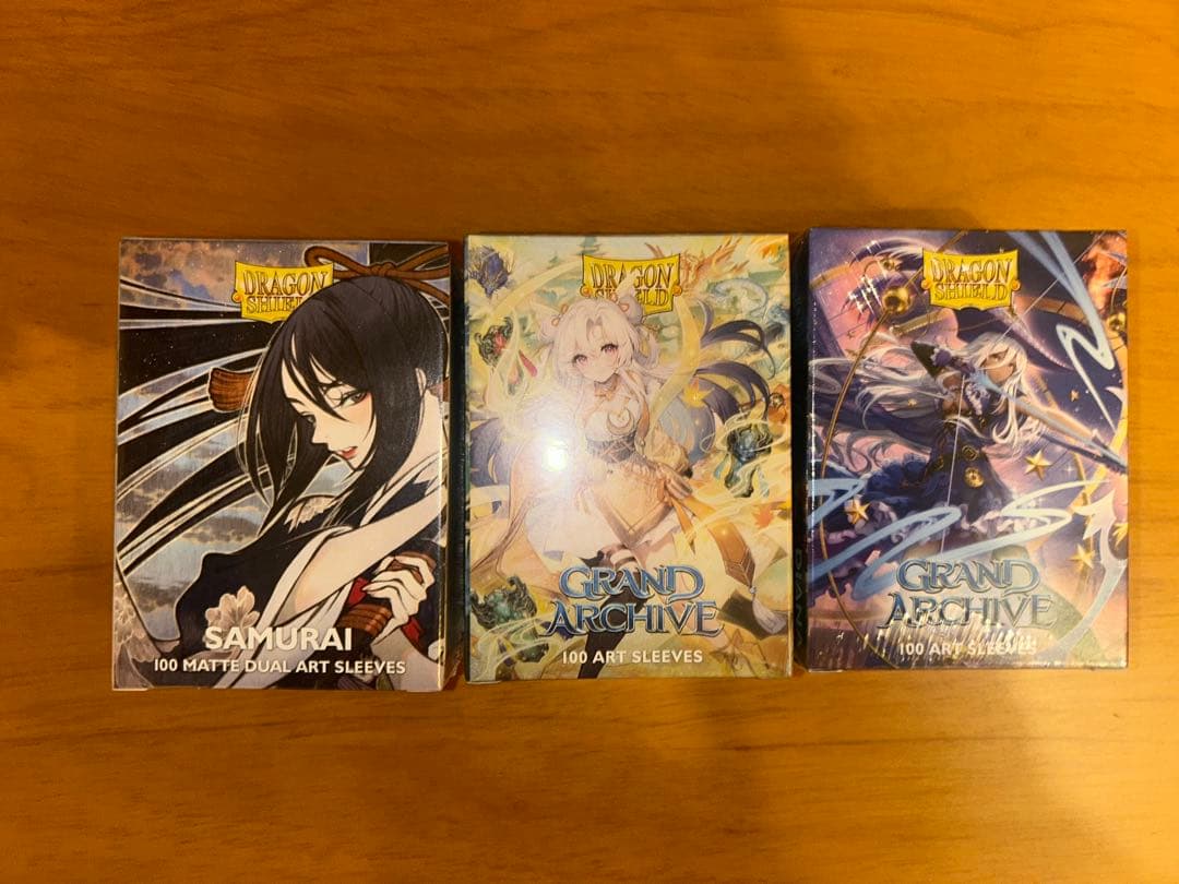 ドラゴンシールド　サムライ　グランドアーカイブ2種　新品未開封まとめ TVアニメ『鎧真伝サムライトルーパー』2026年1月6日より分割2クールで