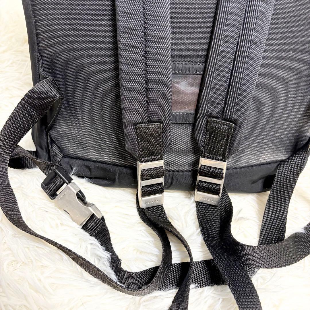 プラダ リュック デイパック ギャランティカード付 A4可 テスート ブラック