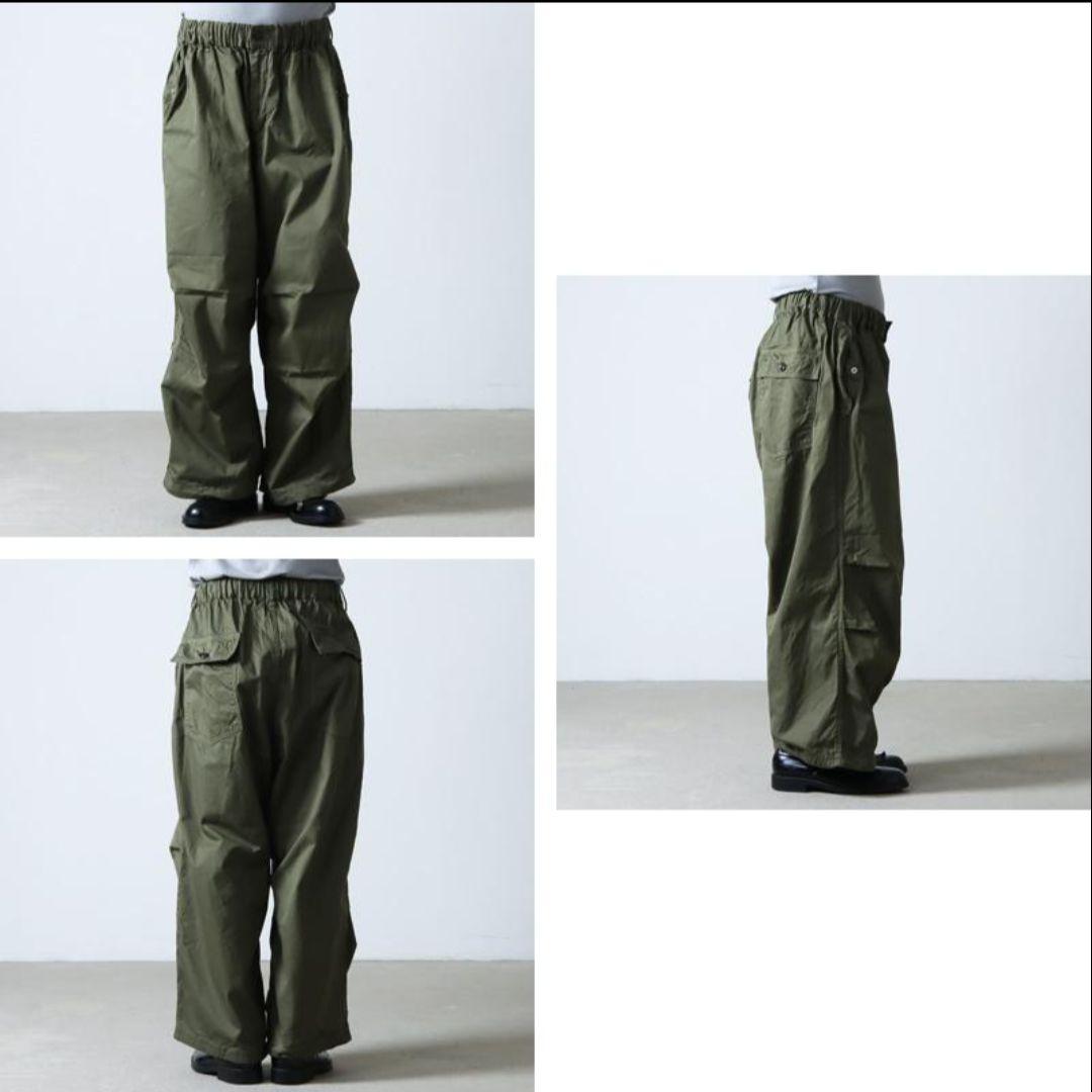 美品】ハーベスティ オーバーパンツ 60/2ギャバ ワイドパンツ - メルカリ