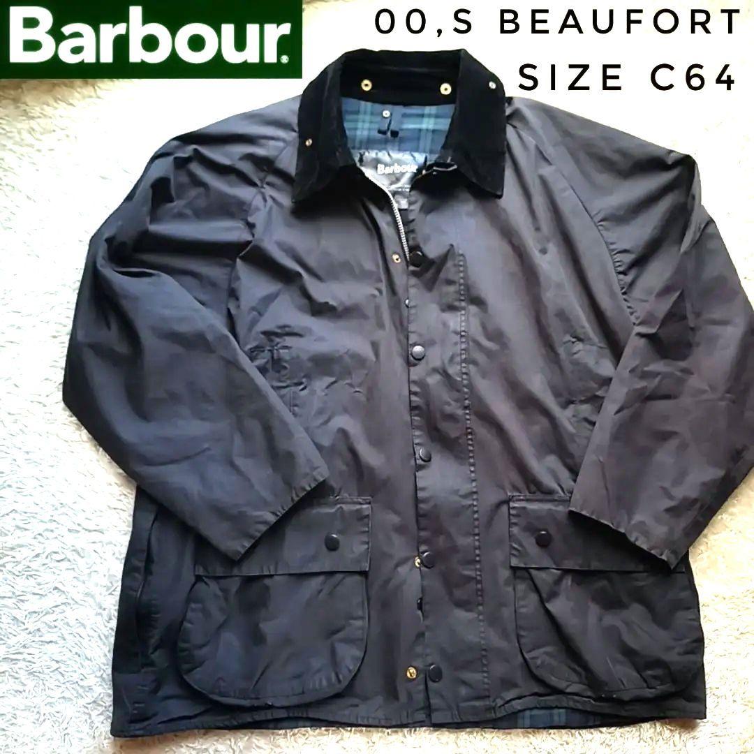 SPECIAL バブアー　Beaufort　特注 C64　ブラック　ビックサイズ Barbour/バブアー】BEAUFORT / ビューフォート 2レイヤーブルゾン