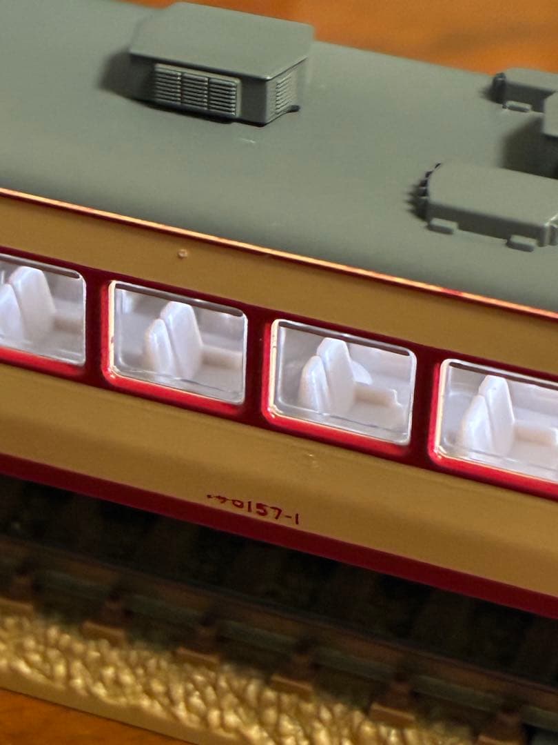国鉄157系あまぎ7両 kato ライト室内灯点灯確認動力動作確認済