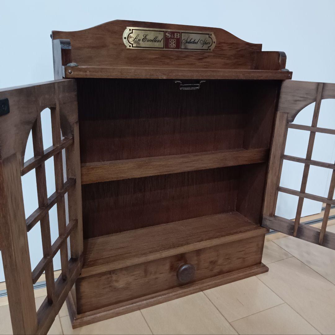 アンティーク木製ラック S&Bスパイスラック【未使用保管】 - メルカリ