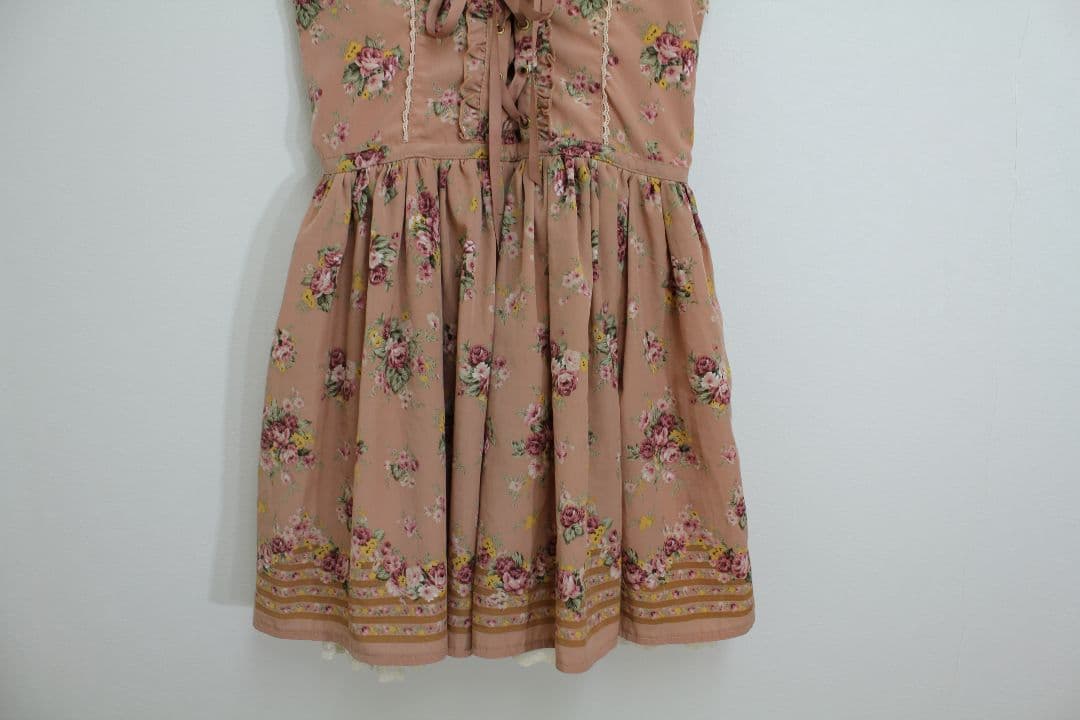 LIZ LISA Y2K 平成ギャル 姫系 当時物 花柄 フリル ワンピース - メルカリ