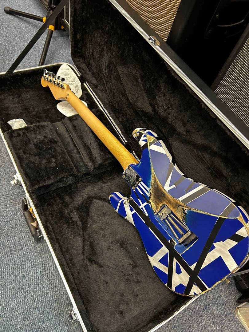 アッシュボディ！拘りのEVH Frankenstein BLUEフランケン - メルカリ