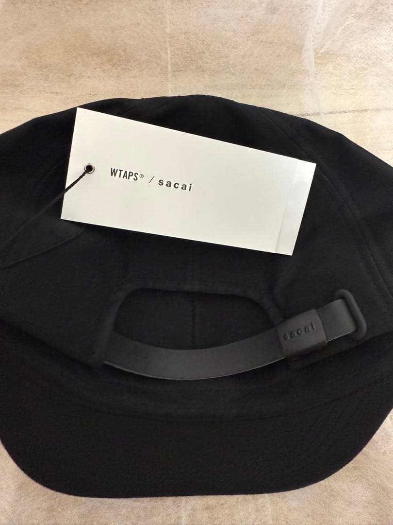 sacai × WTAPS Cotton Back Satin Cap ブラック - メルカリ