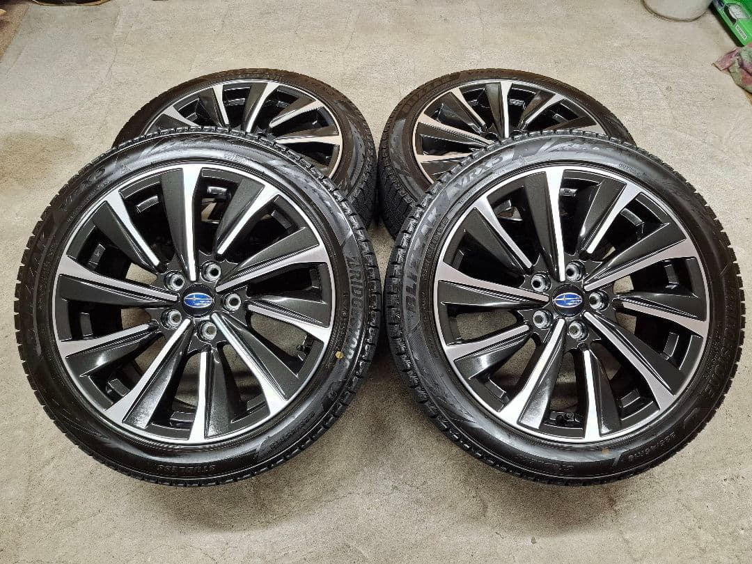 新車外し】スバル レヴォーグ 純正 ホイールタイヤ VRX3 スタッドレス
