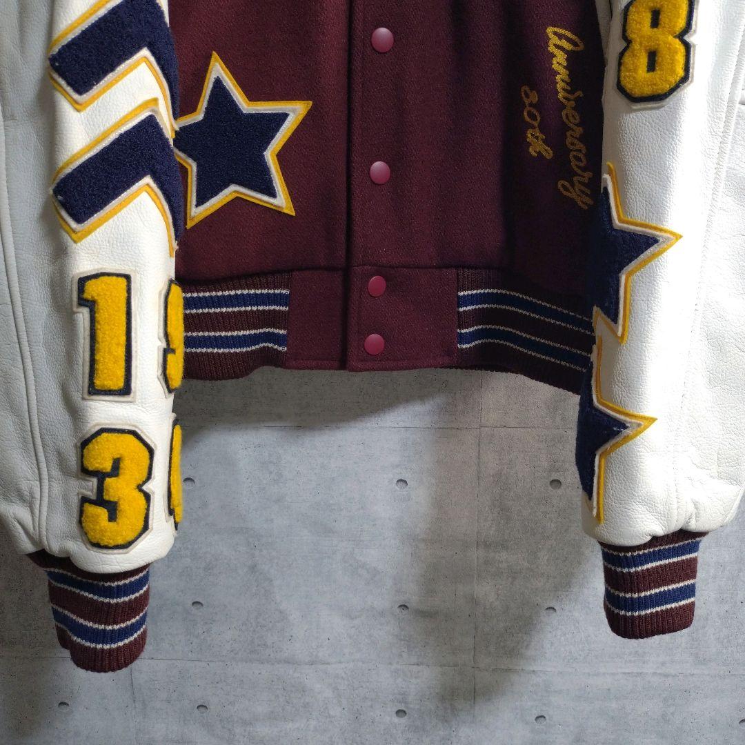 チャンピオン☆80周年記念モデル パイルロゴ 総刺繍 スタジャン