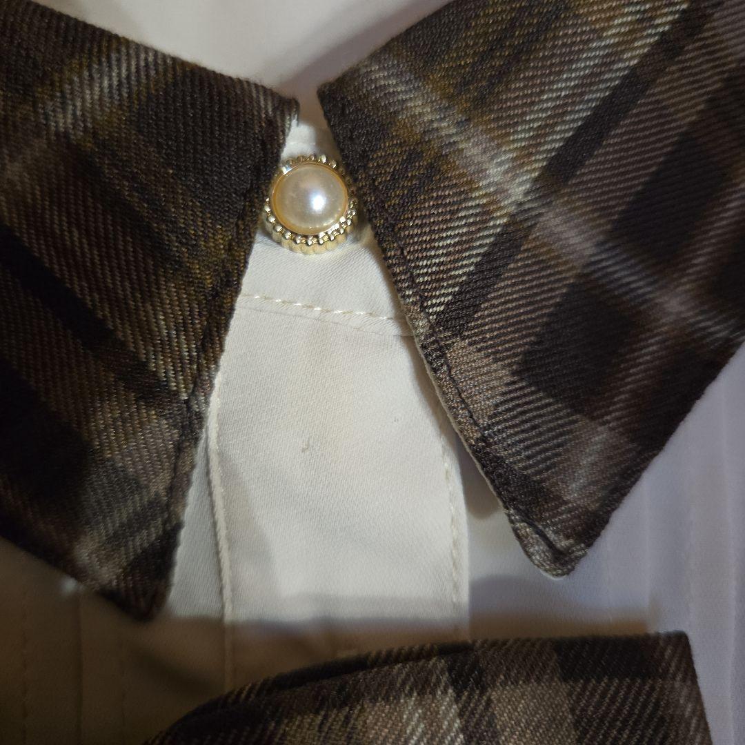 め*ー様 ケープジャケット、リボン付ブラウスの2点セット♪