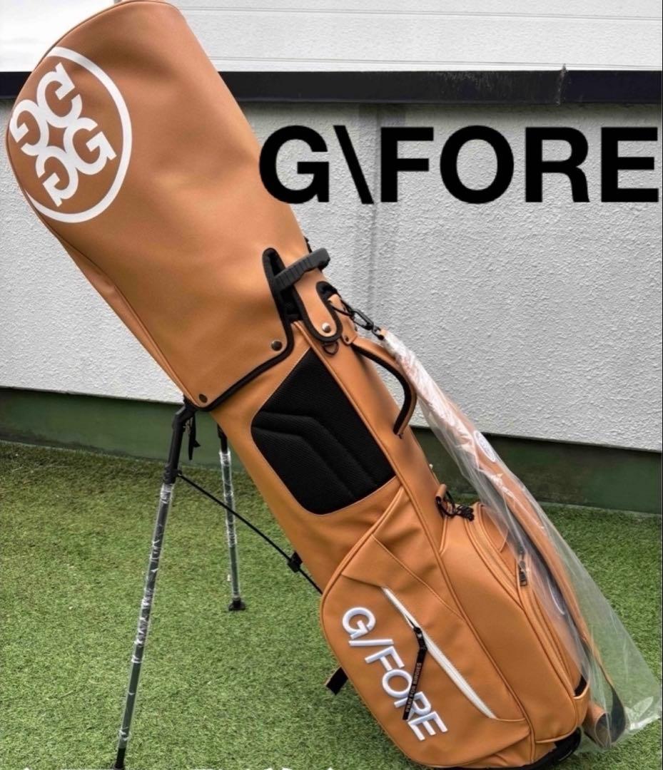 G/FORE ジーフォア　スタンドバッグ　キャディバッグ　ゴルフバッグ　キャメル G/FORE ジーフォア スタンドバッグ キャディバッグ ゴルフバッグ