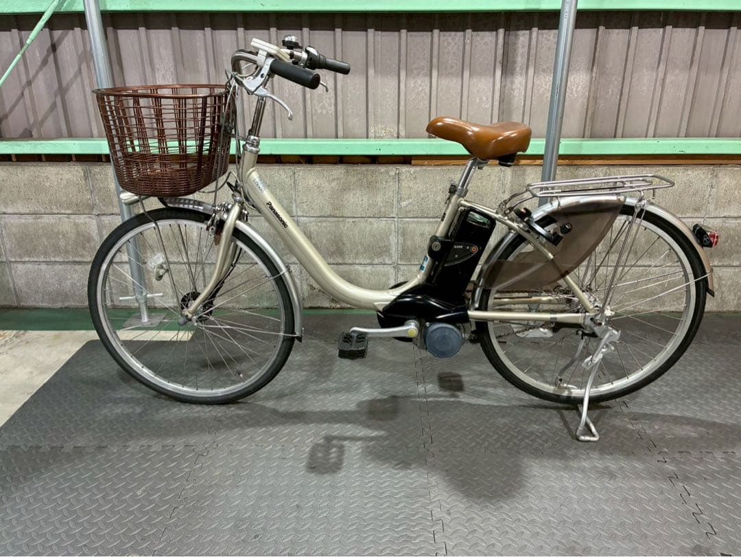 №3718 電動自転車 パナソニック ビビライトU 24インチ 3718 電動自転車