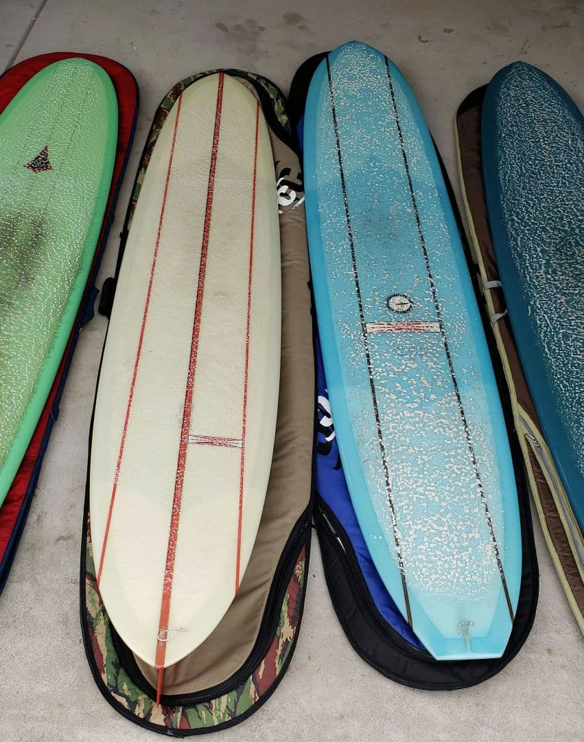 激レアヒンソンレッドフィンクラシックヴィンテージロングボード9'69