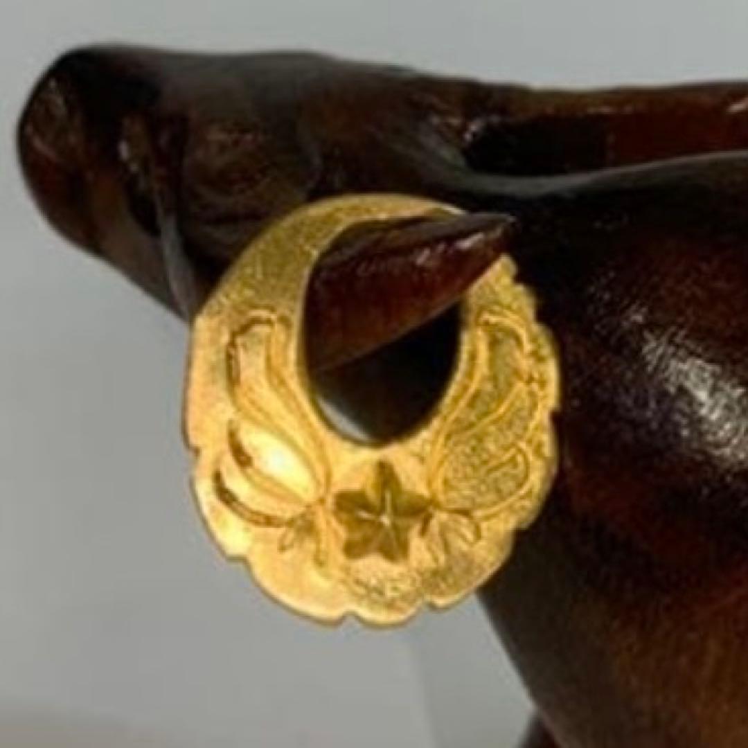 The bingo brothers K24 純金 ピアス片耳 左耳用 shopbring_7125l270001