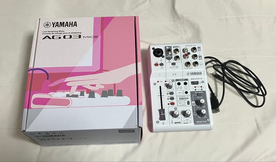 YAMAHA AG03 MK2 DJミキサー AG03MK2 3-Channel Loopback Audio USB Mixer - Yamaha USA