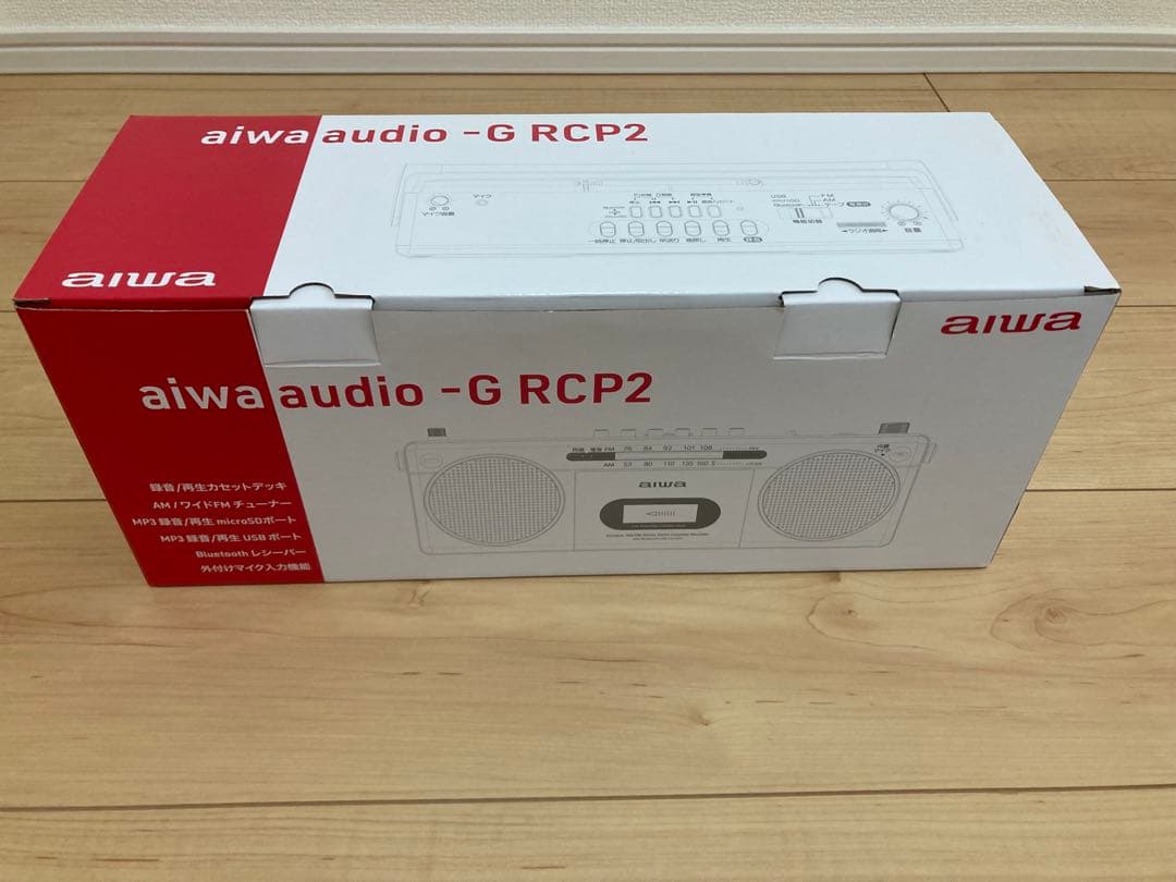 aiwa audio -G RCP2 レッド 未開封