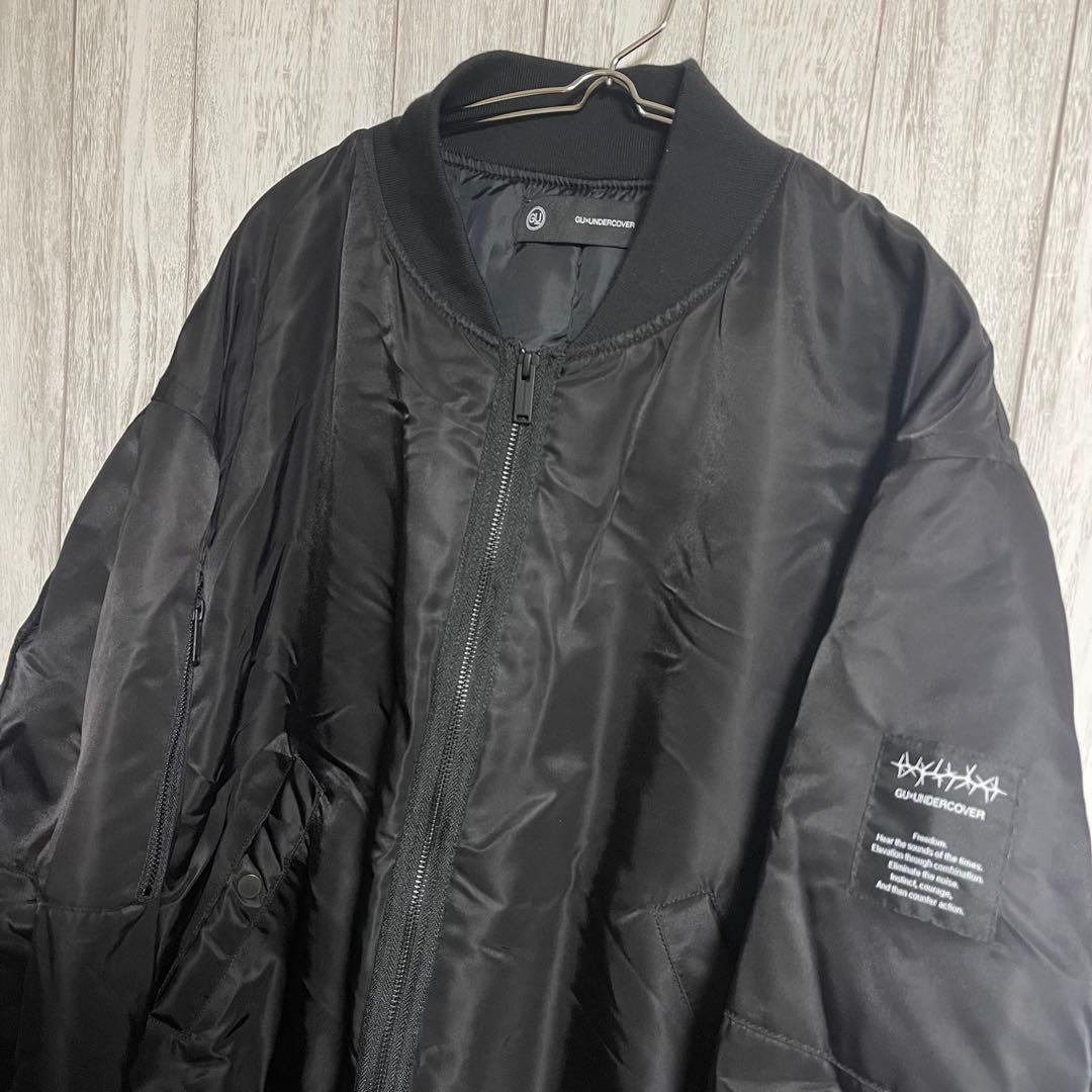 GU×UNDERCOVER MA-1 FreedomNoise XL 黒 極美品 - メルカリ