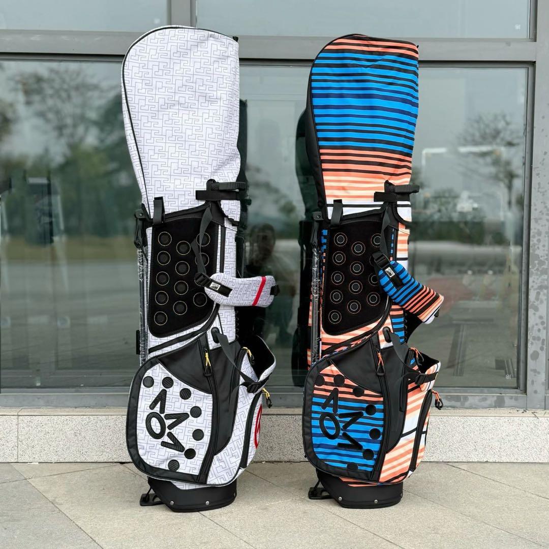 SCOTTY CAMERON スタンドゴルフバッグ 青オレンジストライプ