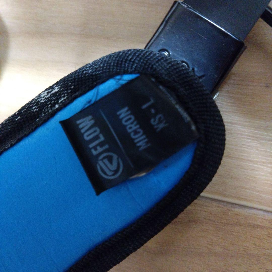 17cm〜19.5cm Flow Micron キッズXSビンディング ブラック