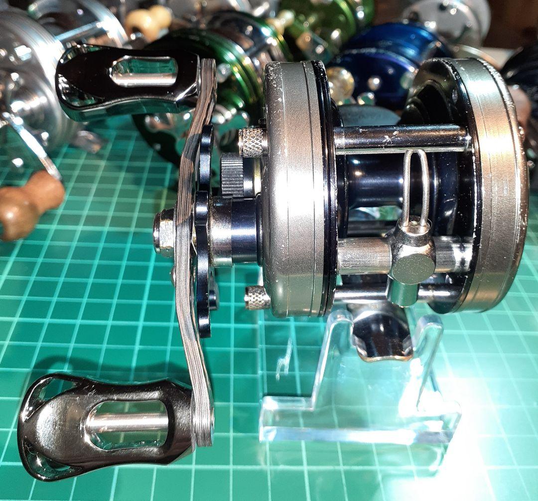 アブガルシア ABU アンバサダー4600C ハンクパーカー ハンドルカスタム