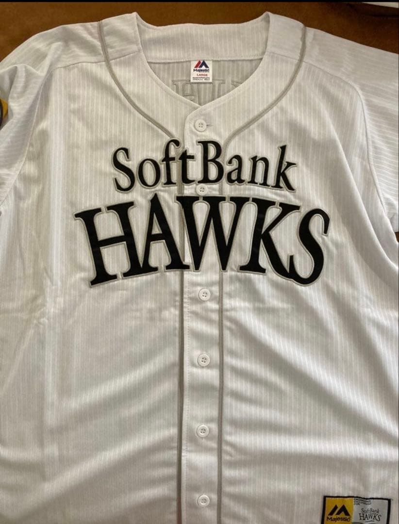 新品未使 牧原大成選手 ホーム ユニフォーム Lサイズソフトバンク
