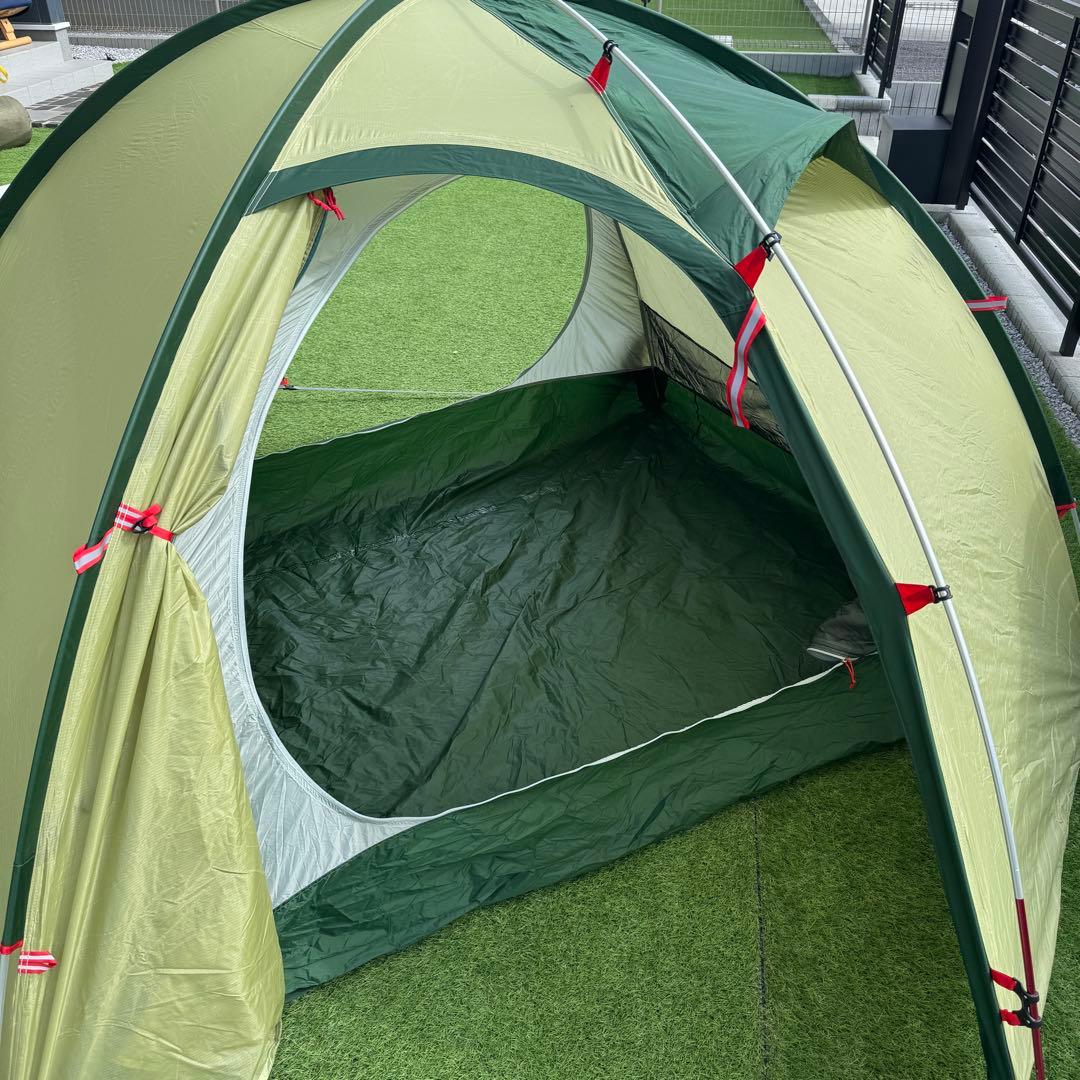 廃盤品 テンマクデザイン グランドハット2 DACポール グリーン