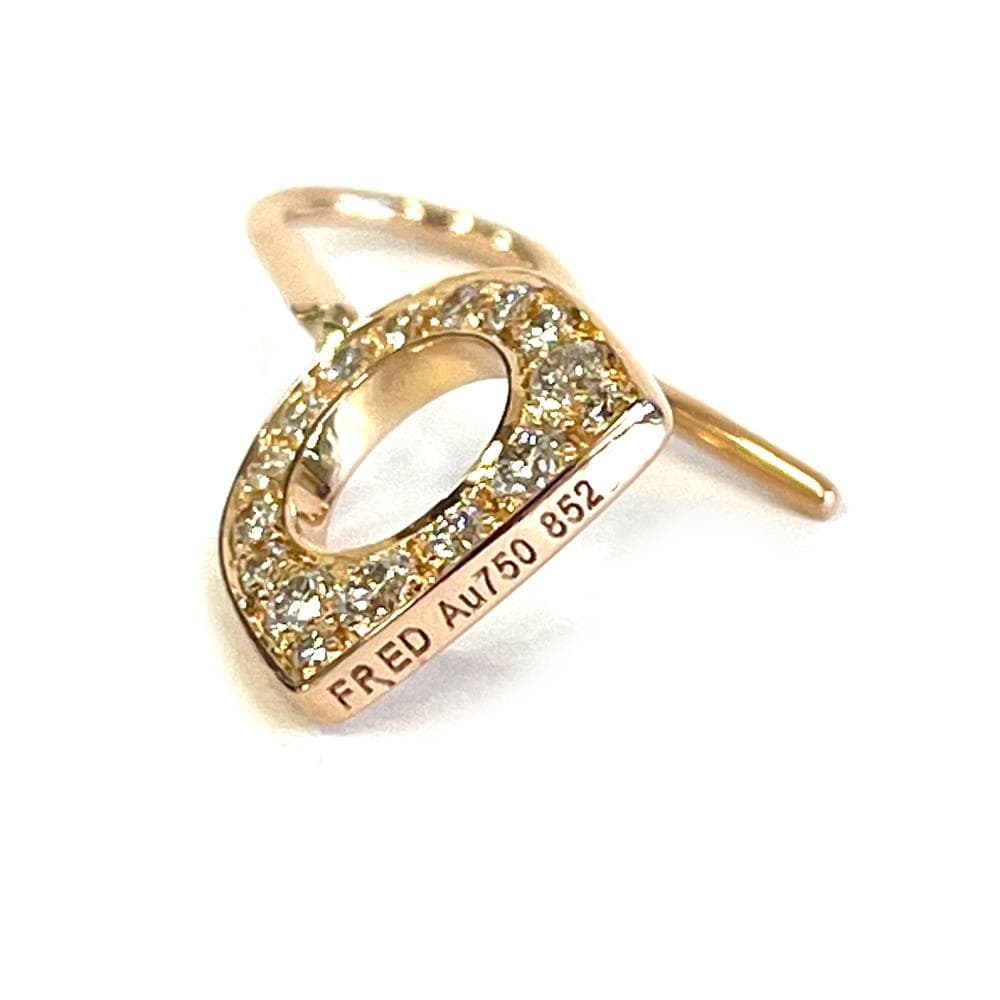 フレッド FRED サクセス ダイヤ ピアス K18PG ピアス片方 - メルカリ