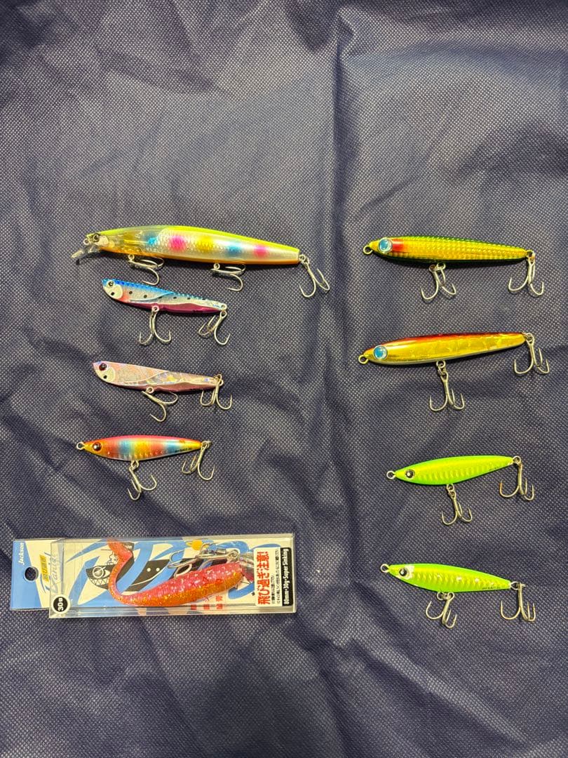 ア*ル様 引退品 メタルジグセット、ルアー他