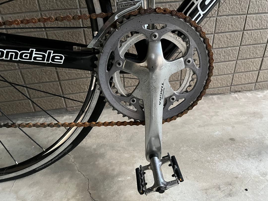 キャノンデール C9 ロードバイク9速 リアアーム右曲がり有 引き取り