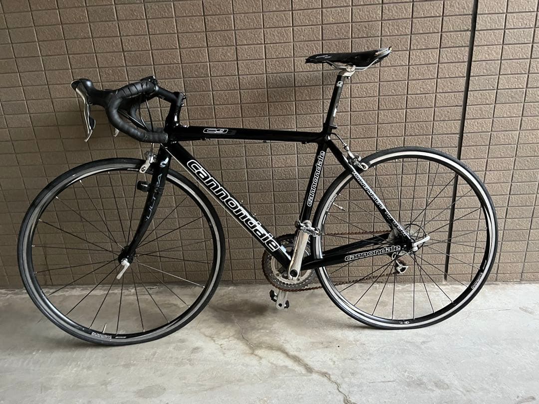 キャノンデール C9 ロードバイク9速 リアアーム右曲がり有 引き取り