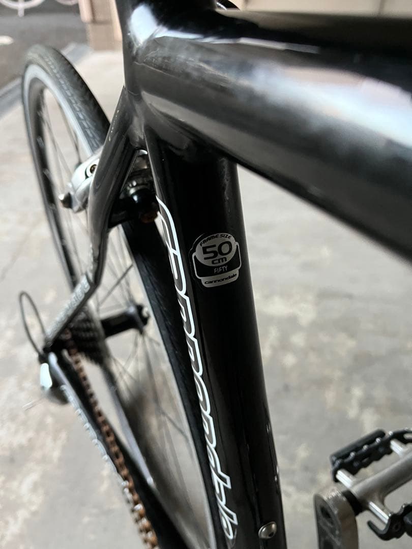 キャノンデール C9 ロードバイク9速 リアアーム右曲がり有 引き取り