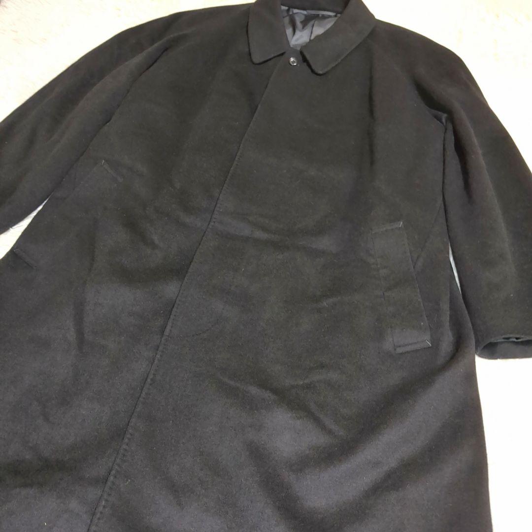 カシミヤ100%】ヴァレンチノルーディ チェスターコート マキシ丈 黒 XL