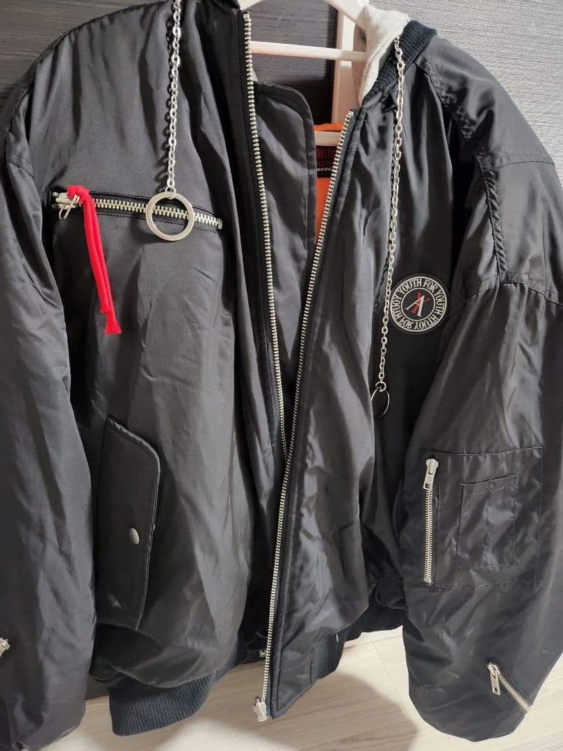 最終値下げ]ANOTHER YOUTH MA-1ジャケット 黒