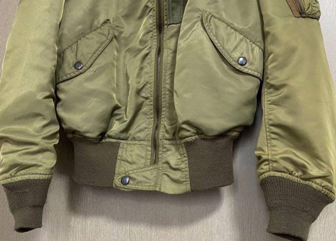 L-2B フライトジャケット ミリタリー オリーブ 薄手（H.M.HOPE）