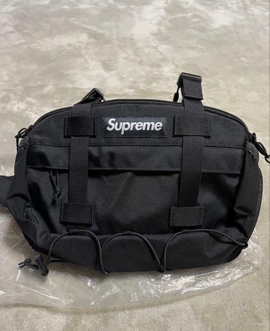 Supreme ボディバッグ 2019A/Wブラック CORDURA Supreme Waist Bag fw19 - Authentic - Brand New without Tags Black