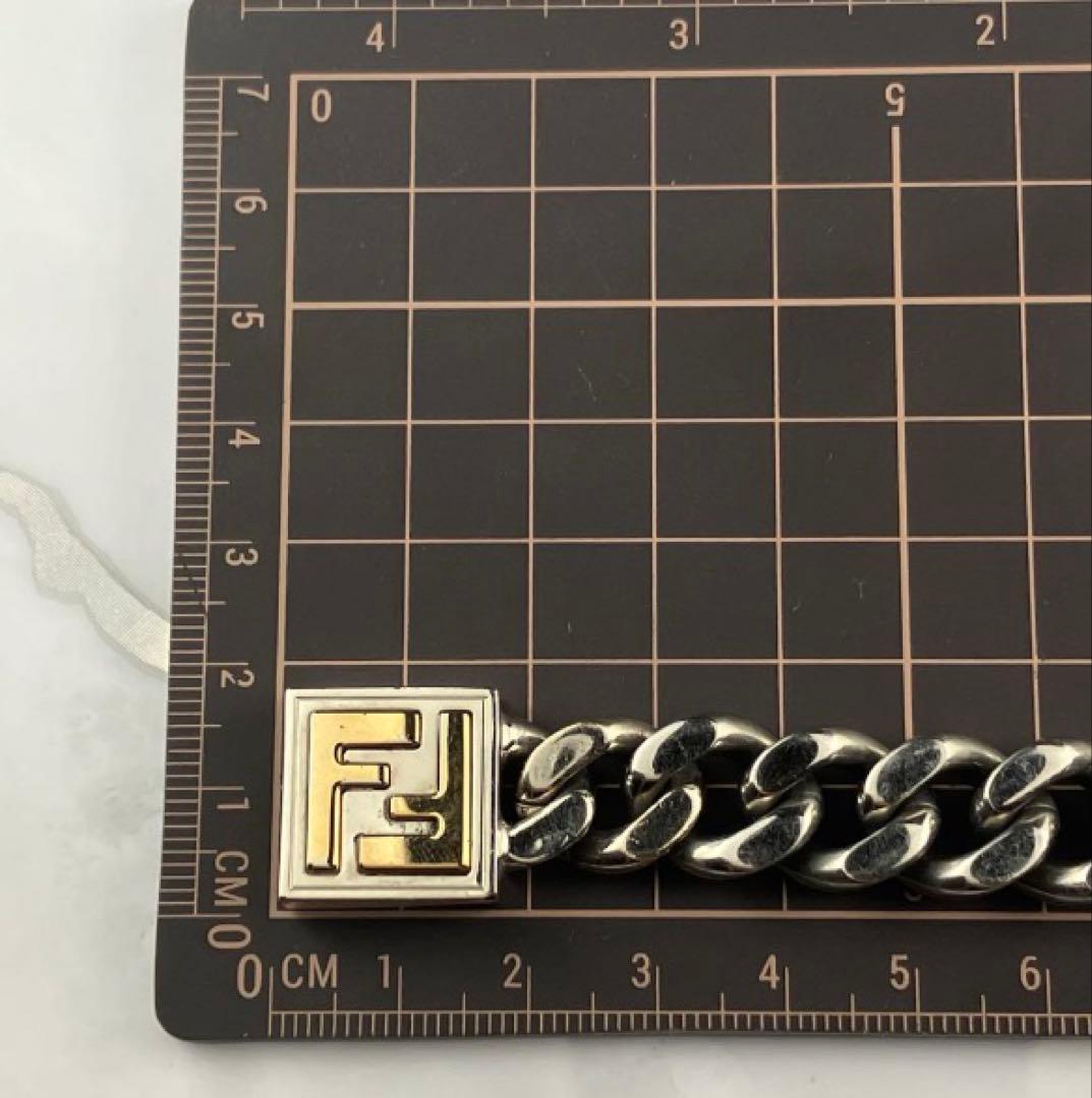 FENDI bracelet zucca フェンディ ズッカ Fロゴ 喜平 - メルカリ