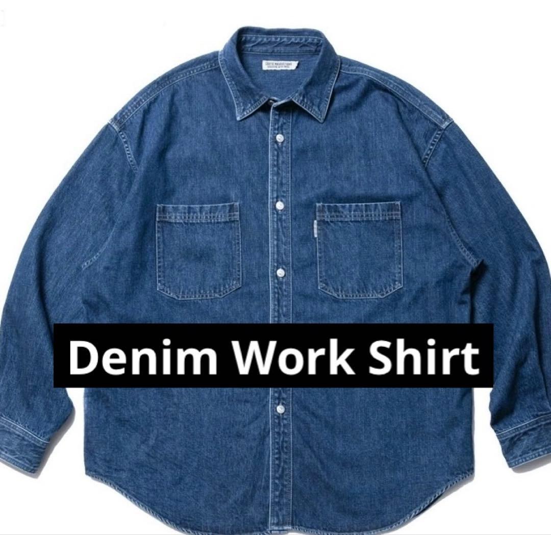 デニム　シャツ　ジャケット　COOTIE COOTIE (クーティー) Denim Zip Up Work Jacket(デニムジップアップ